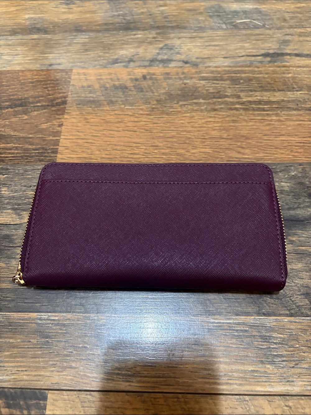 Kate Spade New York Plum Lacey Mikas Pond Zip Around Wallet - Picture 3 of 3